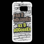 Coque Samsung Galaxy S6 Pas 2 bolosses sur fond en brique