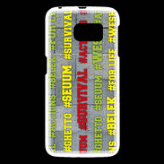 Coque Samsung Galaxy S6 Wesh Vert Jaune