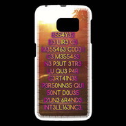 Coque Samsung Galaxy S6 Message codé ZG