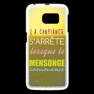 Coque Samsung Galaxy S6 Confiance et mensonge ZG