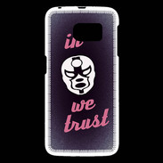 Coque Samsung Galaxy S6 In Catch We trust Rouge ZG