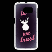 Coque Samsung Galaxy S6 In Elan We trust Rouge ZG