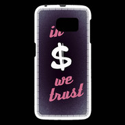 Coque Samsung Galaxy S6 In Money We trust Rouge ZG