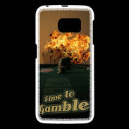 Coque Samsung Galaxy S6 Poker flamme