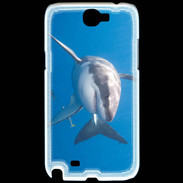 Coque Samsung Galaxy Note 2 Grand requin blanc