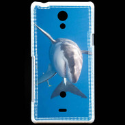 Coque Sony Xperia T Grand requin blanc