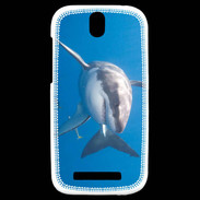 Coque HTC One SV Grand requin blanc