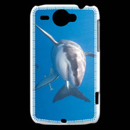 Coque HTC Wildfire G8 Grand requin blanc