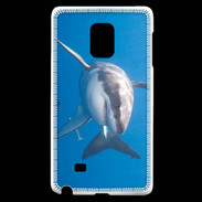 Coque Samsung Galaxy Note Edge Grand requin blanc