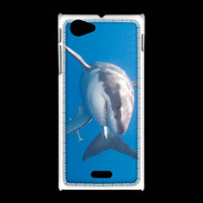 Coque Sony Xpéria J Grand requin blanc