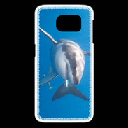 Coque Samsung Galaxy S6 edge Grand requin blanc