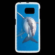 Coque Samsung Galaxy S6 Grand requin blanc