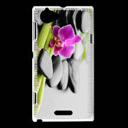 Coque Sony Xperia L Orchidée