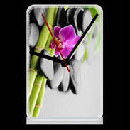 Pendule de bureau Orchidée