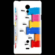 Coque Sony Xperia T Pot de peinture