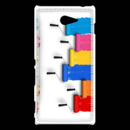 Coque Sony Xperia M2 Pot de peinture
