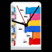 Pendule de bureau Pot de peinture