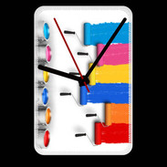 Grande pendule murale Pot de peinture