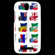 Coque HTC One SV Coupe du monde de rugby 25