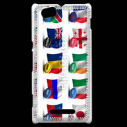 Coque Sony Xperia M Coupe du monde de rugby 25