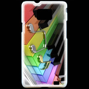 Coque Samsung Galaxy S2 Rainbow piano