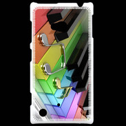 Coque Nokia Lumia 720 Rainbow piano