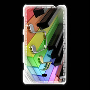 Coque Nokia Lumia 625 Rainbow piano