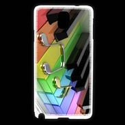 Coque Samsung Galaxy Note 3 Rainbow piano