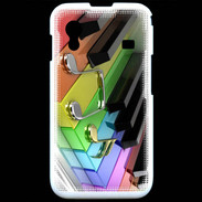 Coque Samsung ACE S5830 Rainbow piano