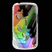 Coque Samsung Galaxy Trend Rainbow piano