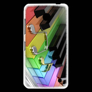 Coque Nokia Lumia 630 Rainbow piano