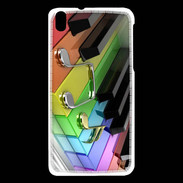 Coque HTC Desire 816 Rainbow piano