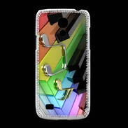Coque Samsung Galaxy S4mini Rainbow piano