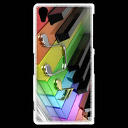 Coque Sony Xperia Z2 Rainbow piano