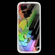 Coque HTC One Mini 2 Rainbow piano