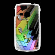 Coque Samsung Galaxy Young Rainbow piano
