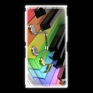 Coque Sony Xpéria Z Ultra Rainbow piano