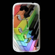 Coque Samsung Galaxy Grand Rainbow piano
