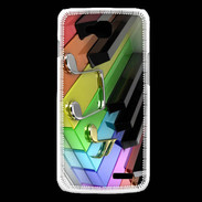 Coque LG L90 Rainbow piano