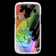 Coque Samsung Galaxy Ace4 Rainbow piano