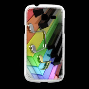 Coque Samsung Galaxy Fresh Rainbow piano