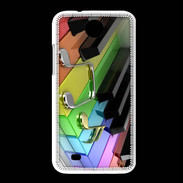 Coque HTC Desire 300 Rainbow piano