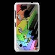 Coque Nokia Lumia 530 Rainbow piano