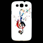 Coque Samsung Galaxy S3 Clé de sol en dessin 25