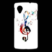 Coque LG Nexus 5 Clé de sol en dessin 25