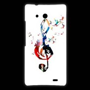 Coque Huawei Ascend Mate Clé de sol en dessin 25