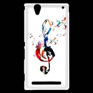 Coque Sony Xperia T2 Ultra Clé de sol en dessin 25