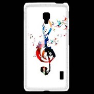 Coque LG F6 Clé de sol en dessin 25