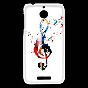 Coque HTC Desire 510 Clé de sol en dessin 25