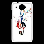 Coque HTC Desire 601 Clé de sol en dessin 25